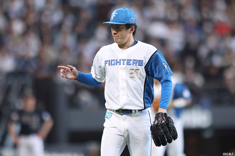 7回表、無失点に抑えた北山投手01