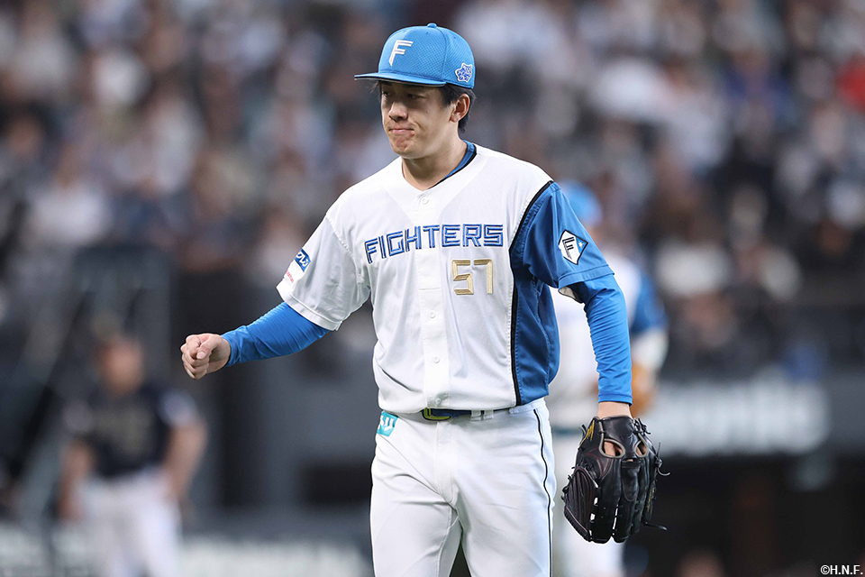 7回表、無失点に抑えた北山投手02