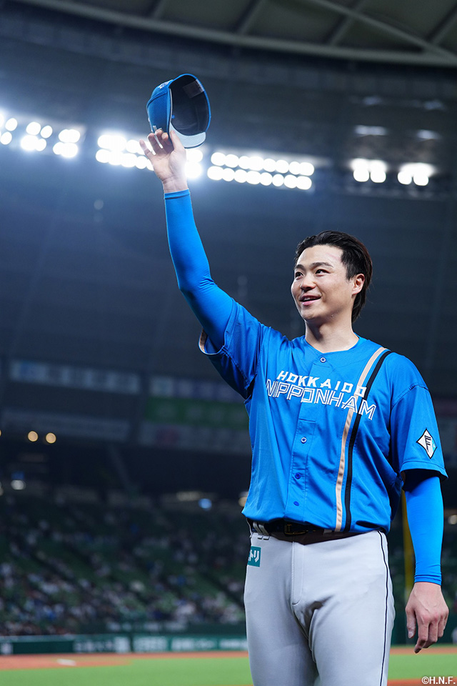 ヒーローの山﨑福投手