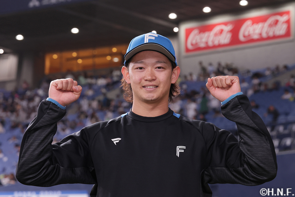 ヒーローの鈴木投手"