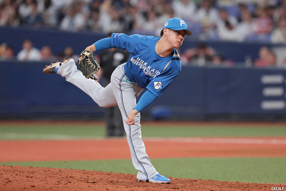 7回、二番手の矢澤投手