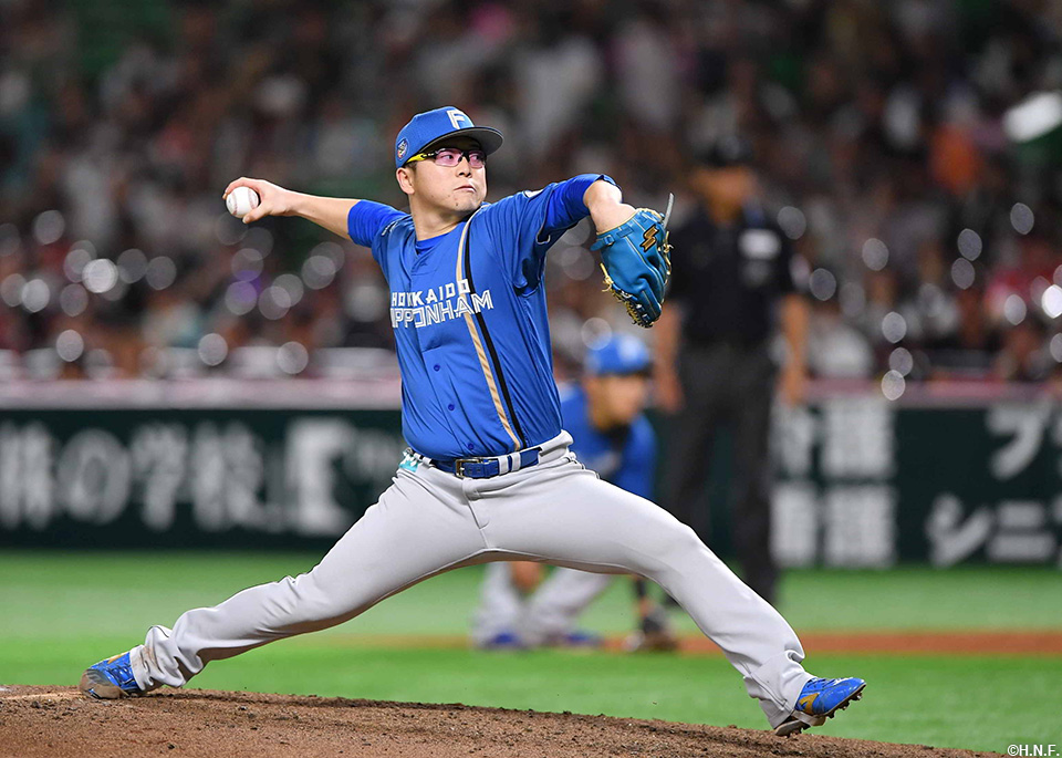 7回、四番手の生田目投手