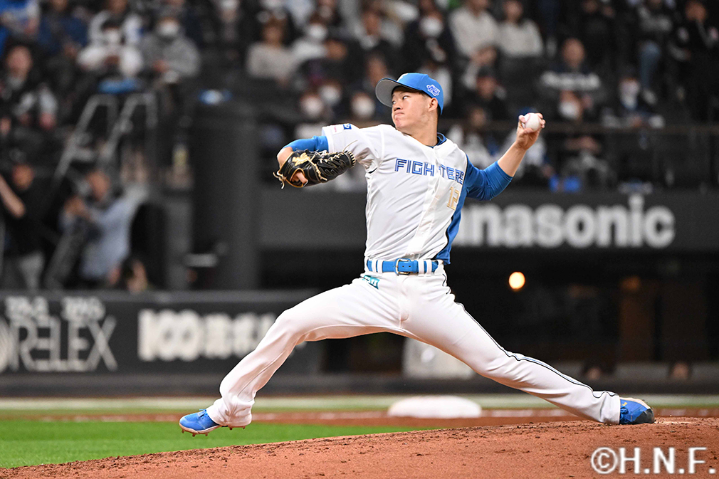 5回、二番手の矢澤投手