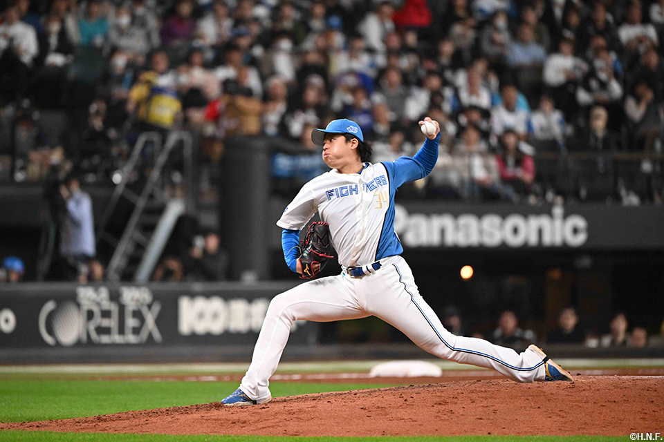 7回、二番手の堀投手