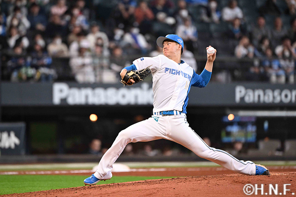 6回、二番手の矢澤投手