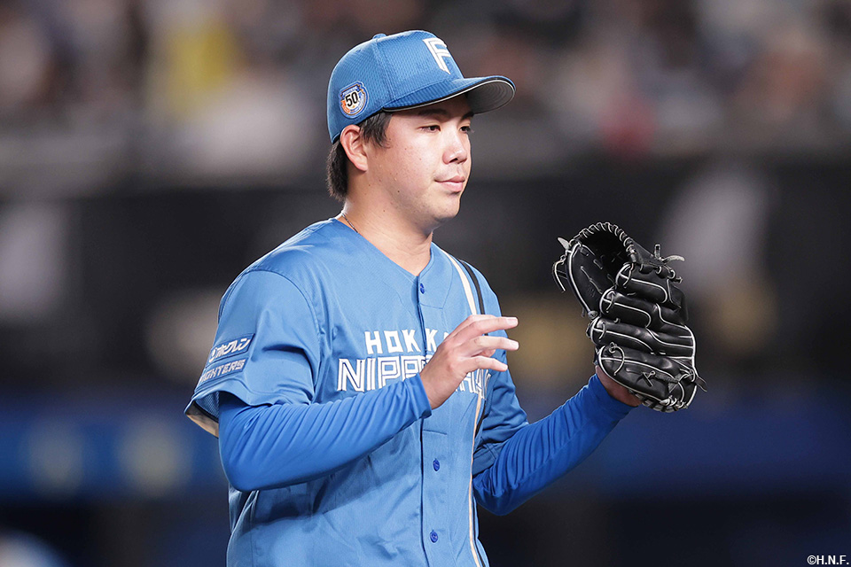 5回裏を抑えた金村投手