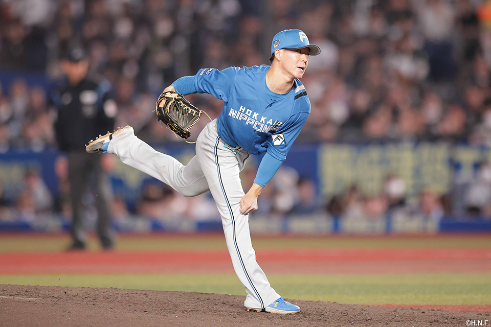 6回、二番手の矢澤投手