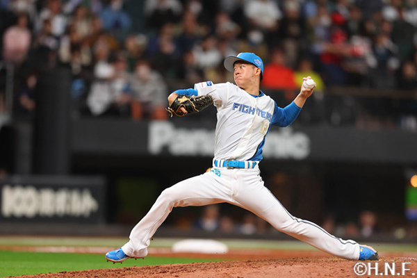 6回、三番手の矢澤投手