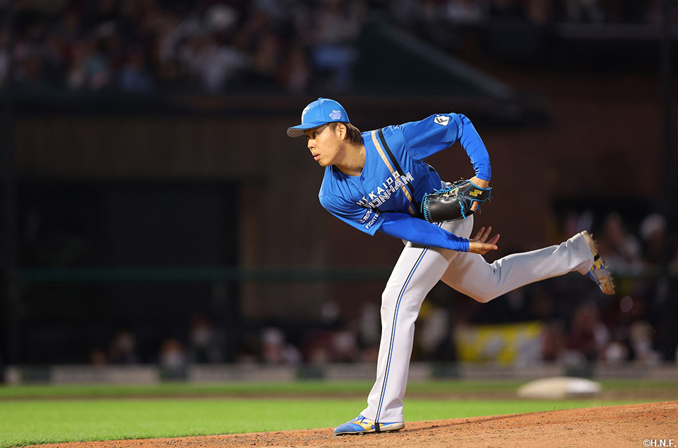 10回、五番手の杉浦投手