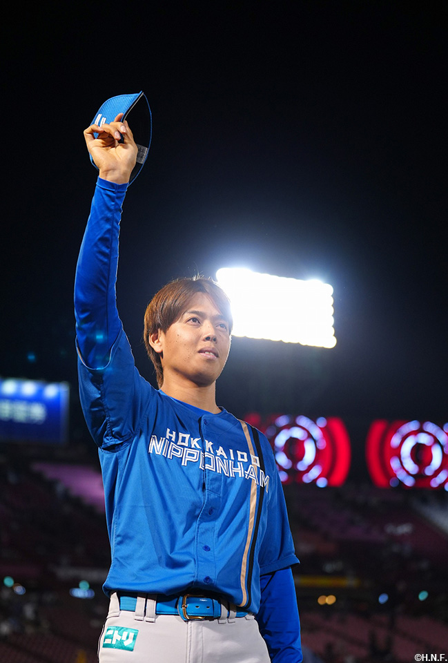 試合を締めくくった杉浦投手