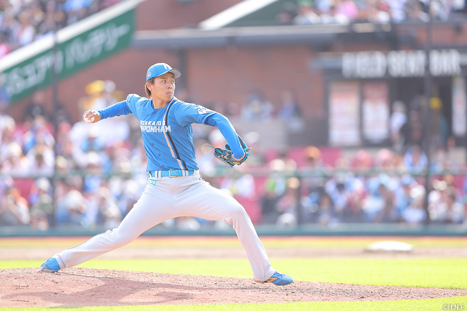 8回、五番手の杉浦投手