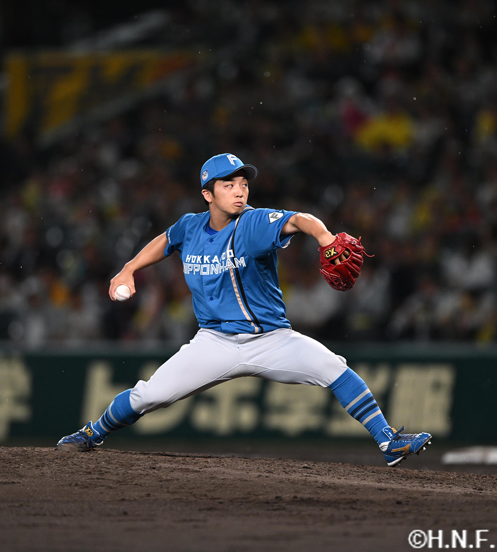 8回、二番手の山本拓投手