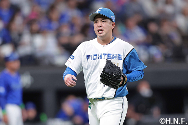 2回表を抑えた金村投手