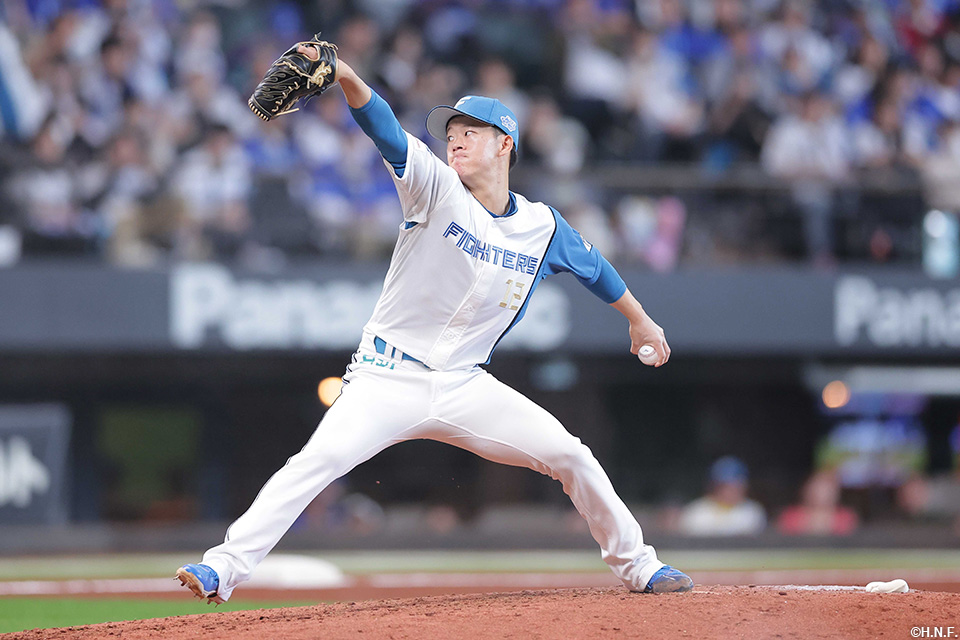 8回、二番手の矢澤投手