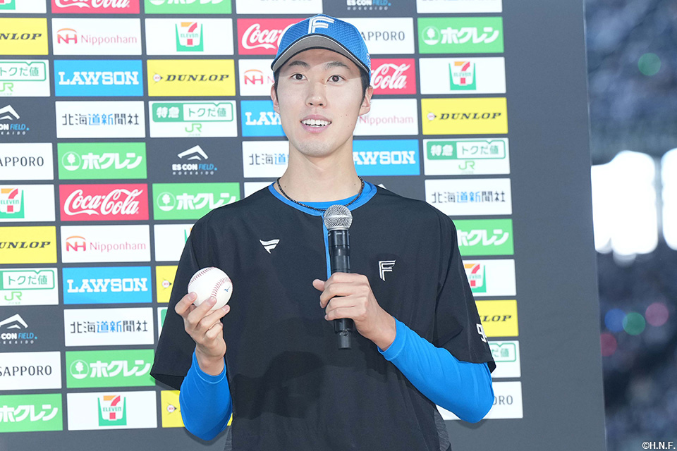 ヒーローの福島投手