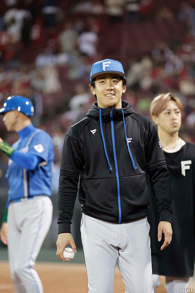 4勝目を挙げた北山投手