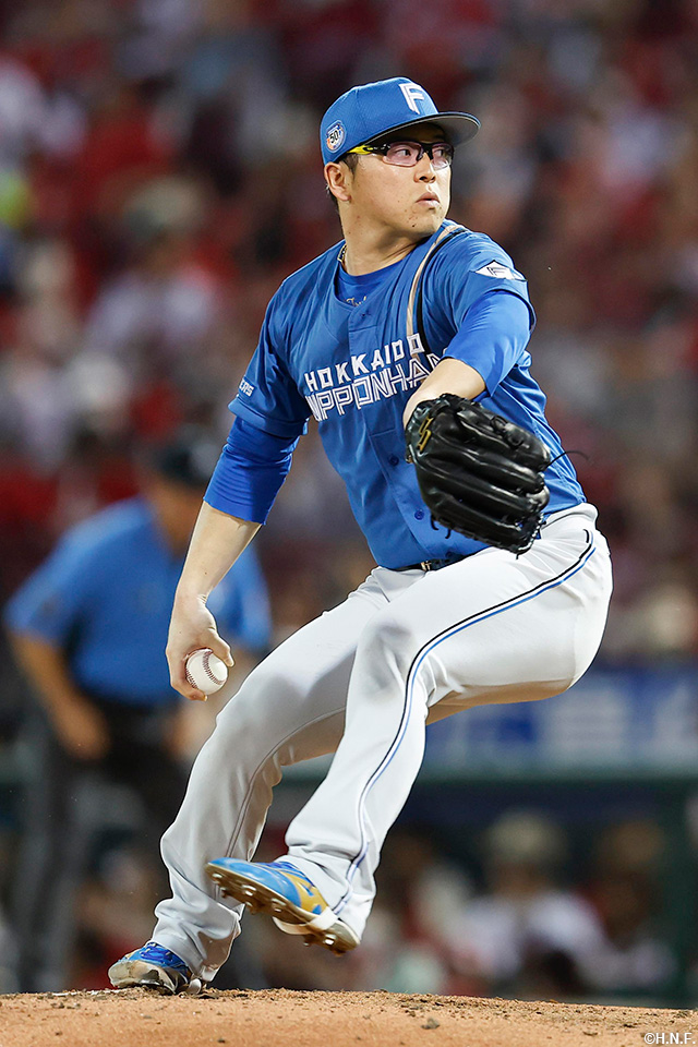 6回、二番手の生田目投手