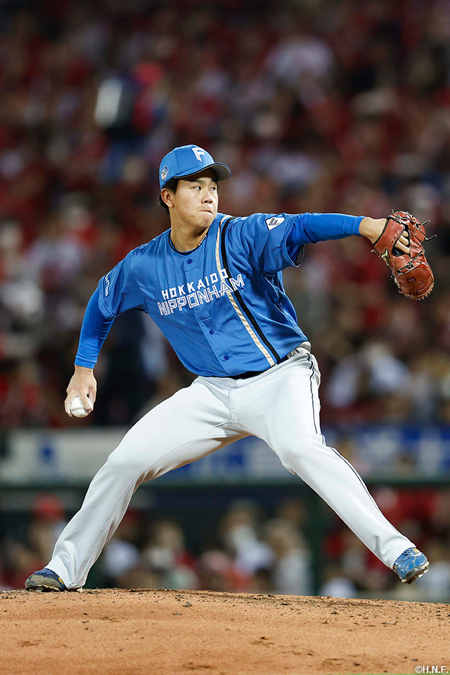 7回、三番手の畔柳投手