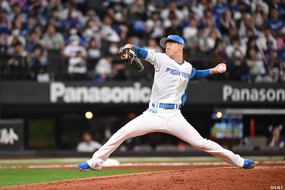 8回、二番手の矢澤投手