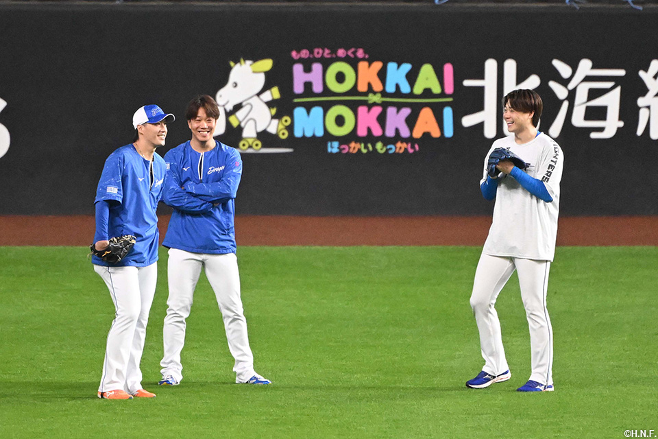 ドラゴンズ齋藤投手・柳投手と山﨑福投手