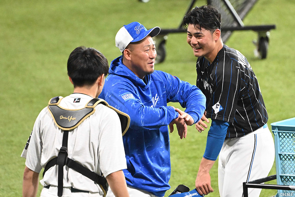 ドラゴンズ中田選手と清水選手、清宮選手02