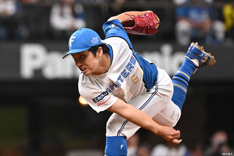 6回、三番手の山本拓投手