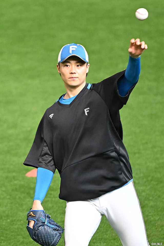 明日先発の山﨑福投手