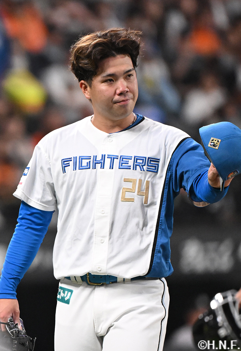 4回表を抑えた金村投手