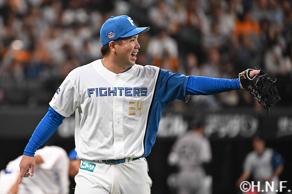 7回表を抑えた金村投手02