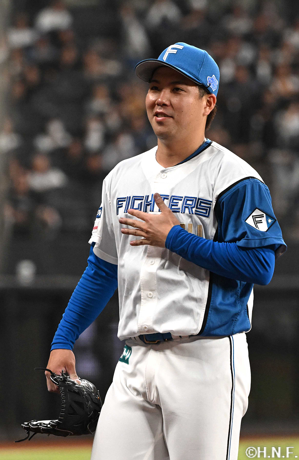 7回表を抑えた金村投手03