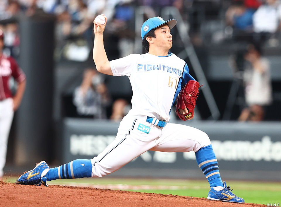 6回、二番手の山本拓投手