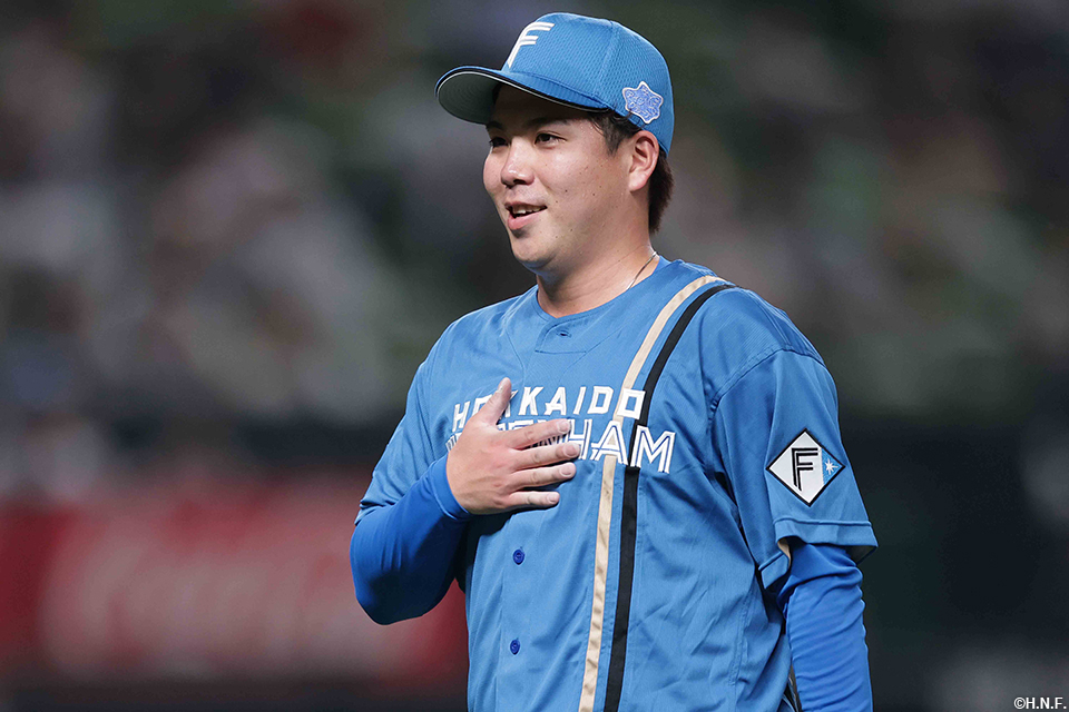 7回を抑えた金村投手