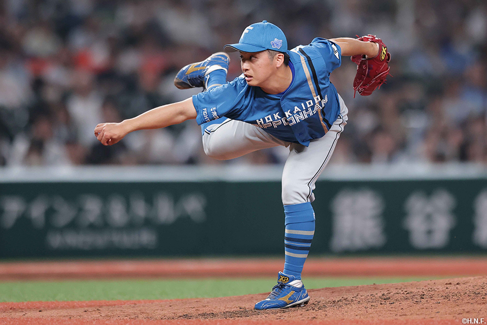 8回、二番手の山本拓投手