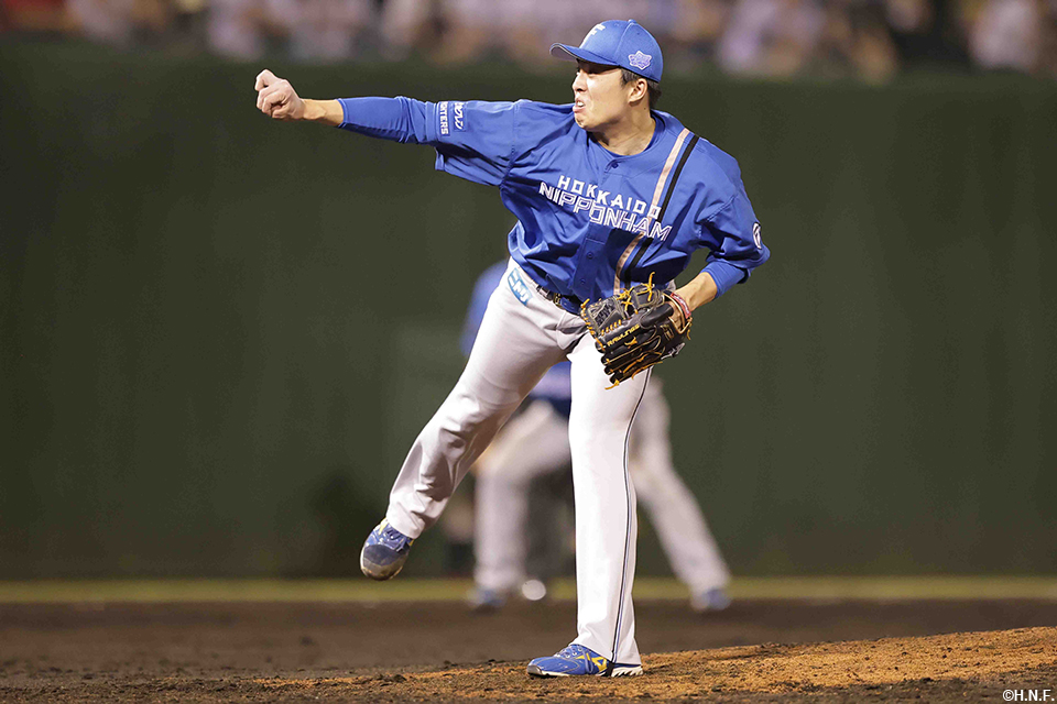 9回、四番手の田中正投手