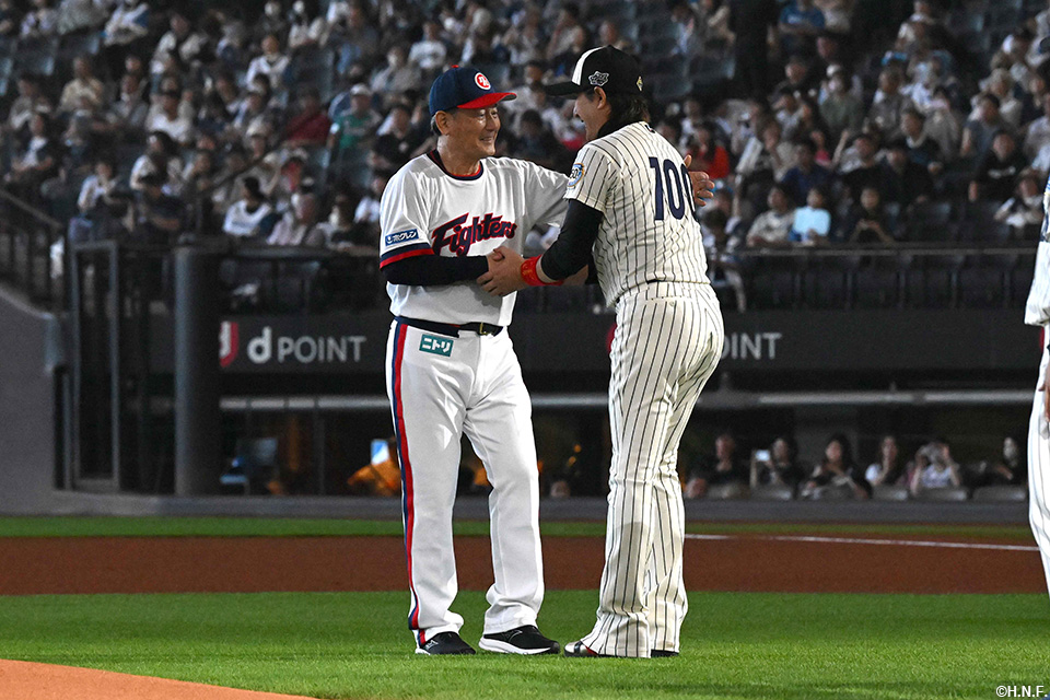 三浦政基氏と新庄監督