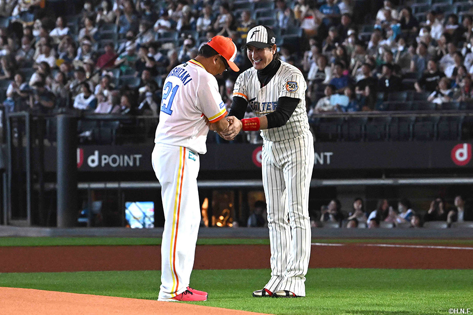 西崎幸広氏と新庄監督02