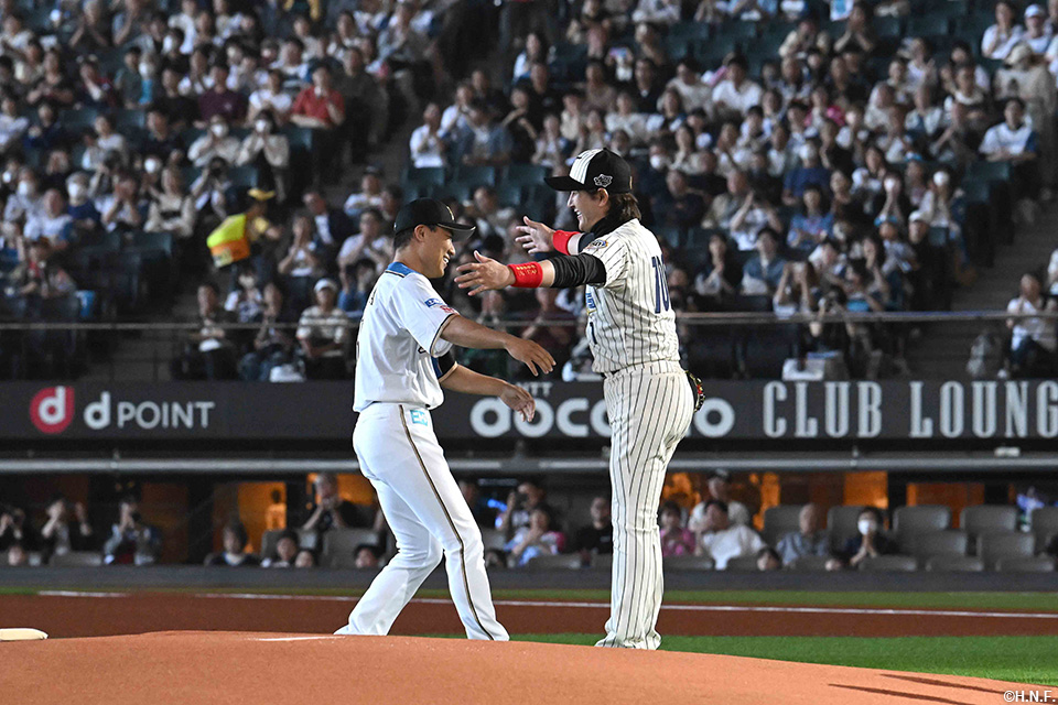 田中賢介氏と新庄監督