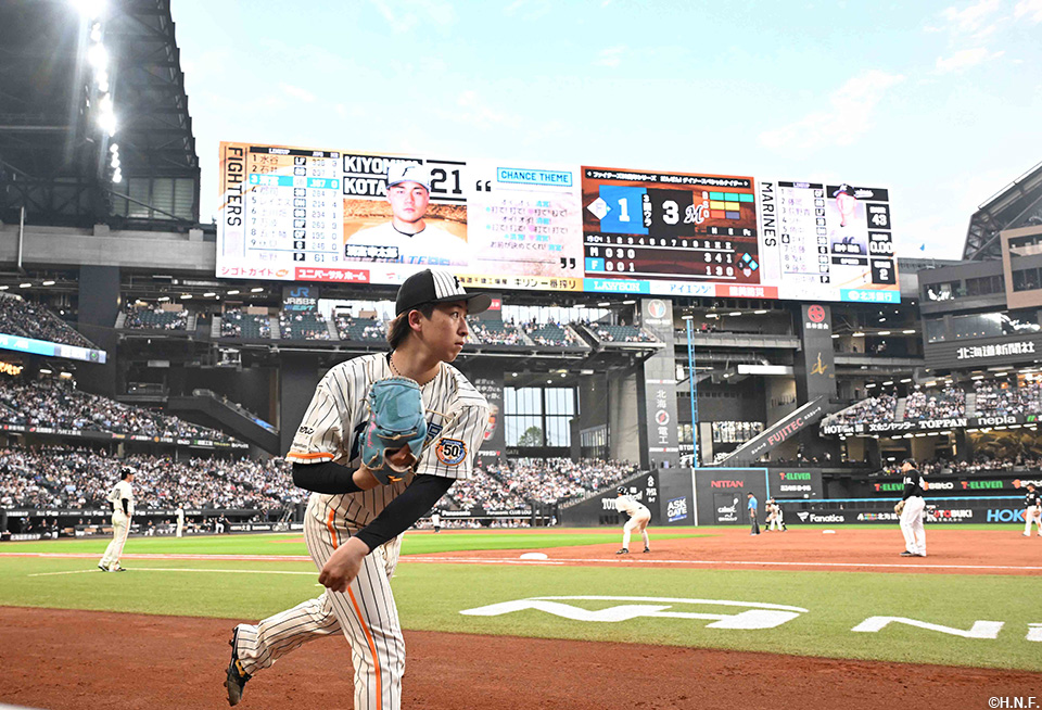 先発の細野投手12