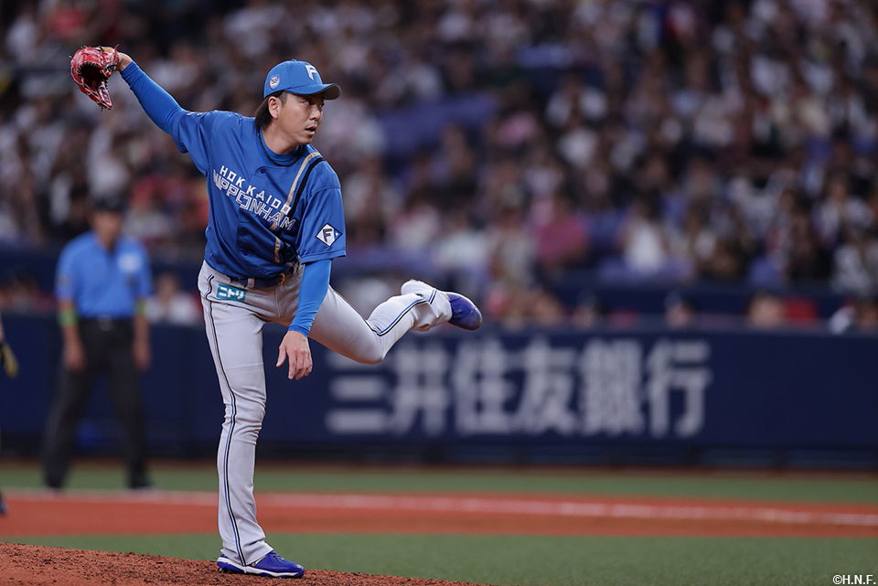 6回、二番手の宮西投手