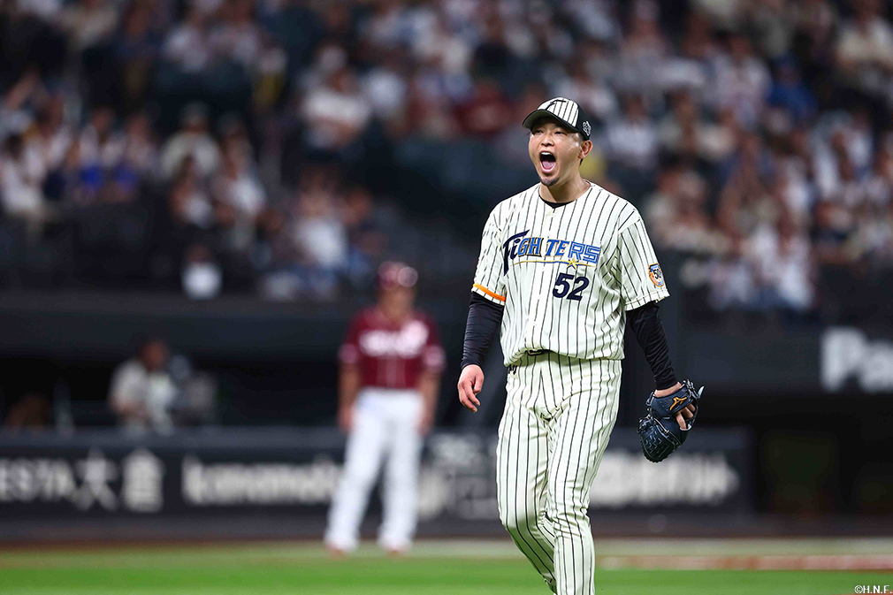 10回表を抑えた池田投手