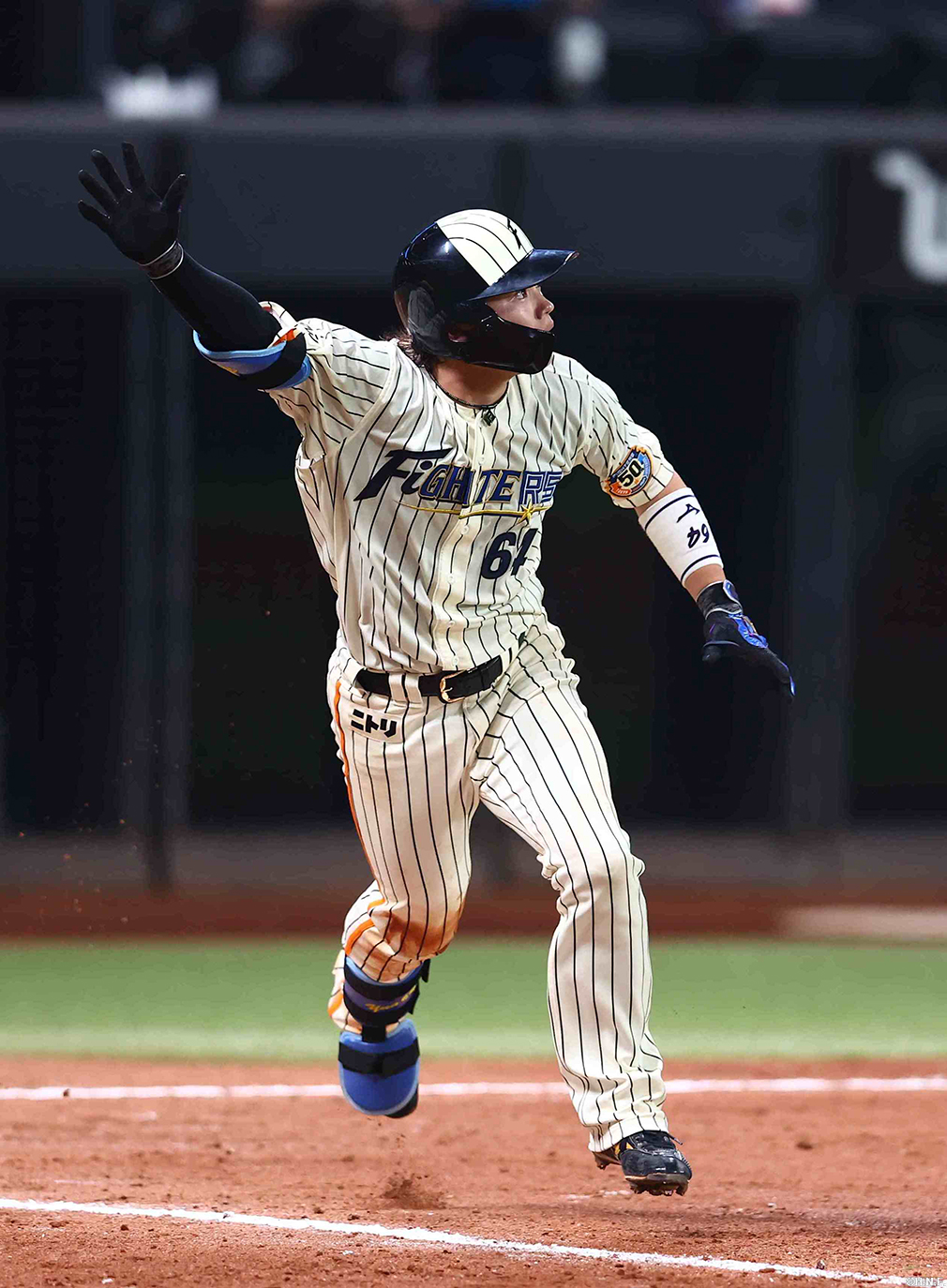 10回裏、サヨナラ適時二塁打を放った田宮選手01