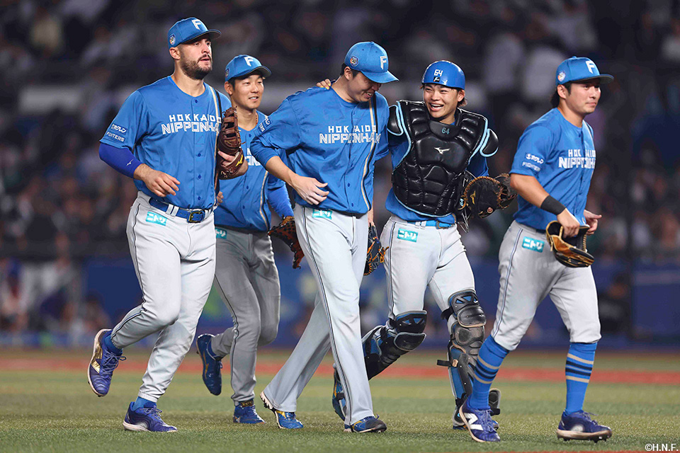 リードを守りきってゲームセット