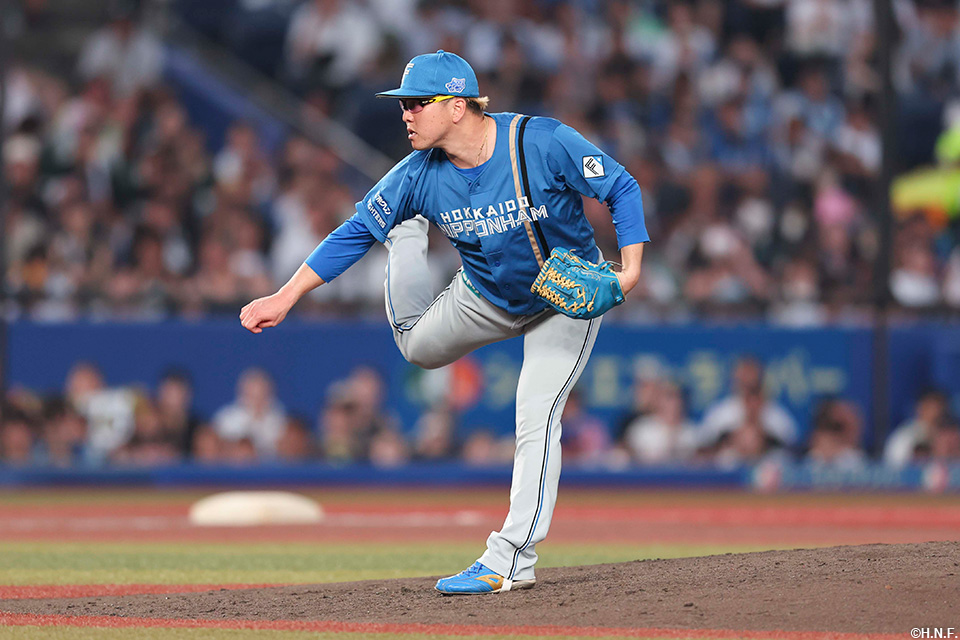 5回、二番手の生田目投手