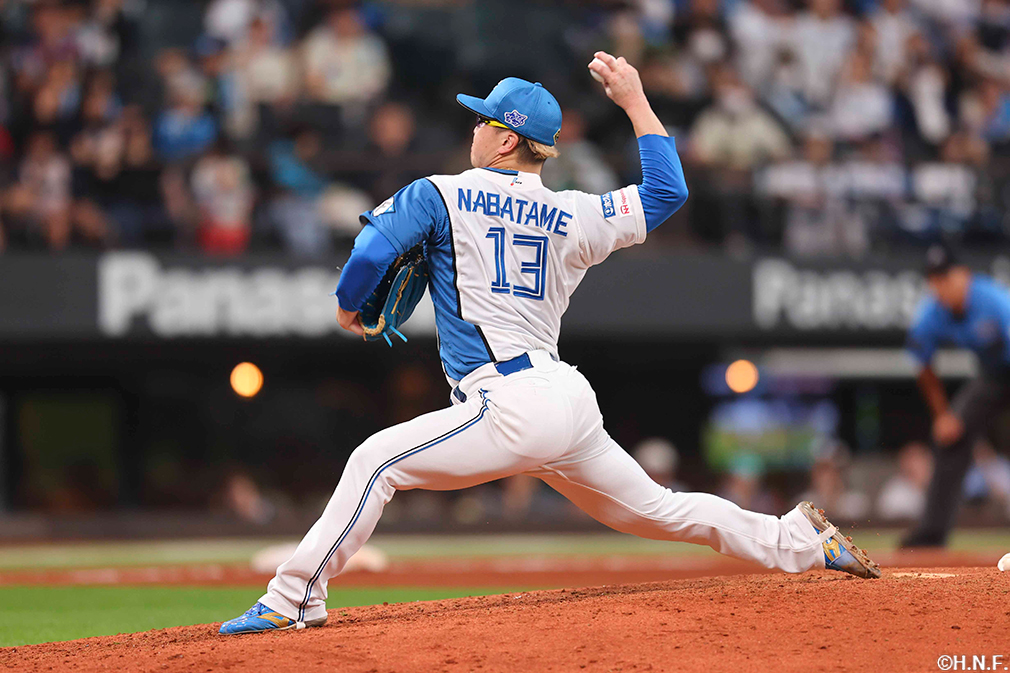 9回、五番手の生田目投手