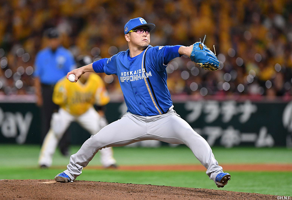 3回、二番手の生田目投手