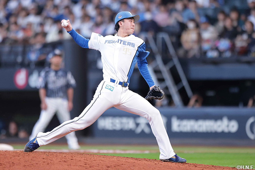 9回、五番手の柳川投手