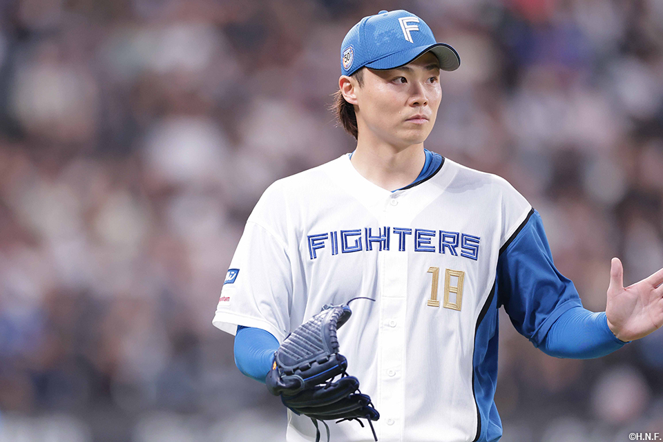 5回を抑えた山﨑福投手