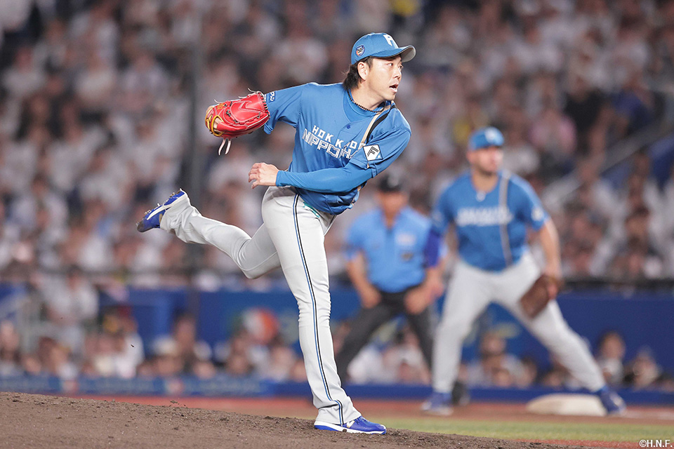 7回、二番手の宮西投手