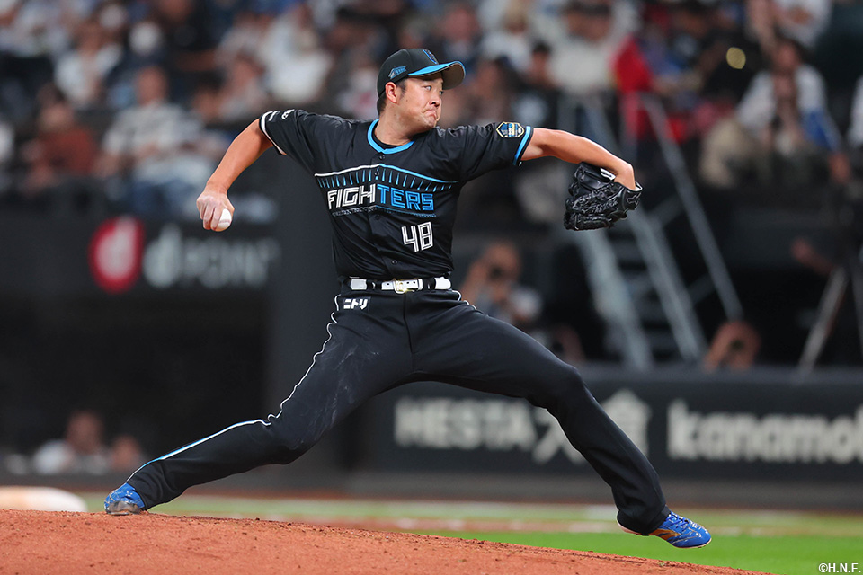 4回、二番手の齋藤友投手