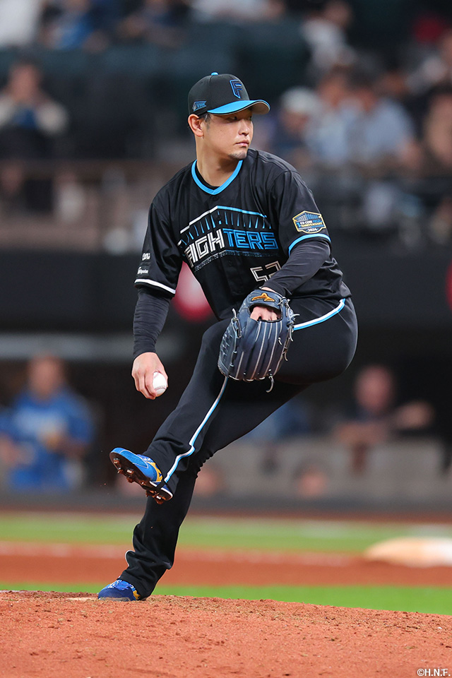 8回、五番手の池田投手01